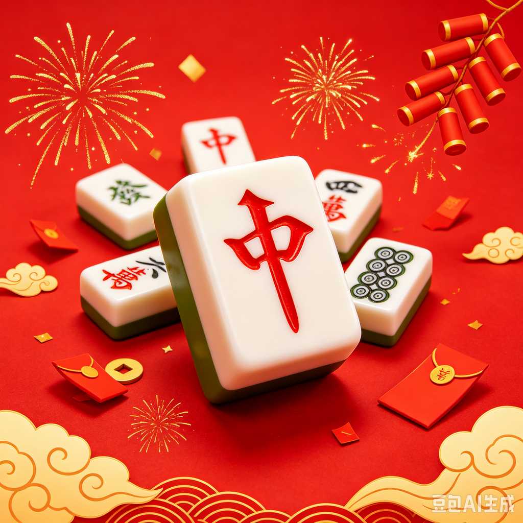 asian classic board game mahjong