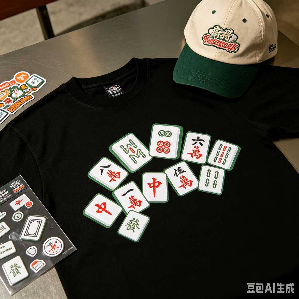 wear resistant print mahjong set
