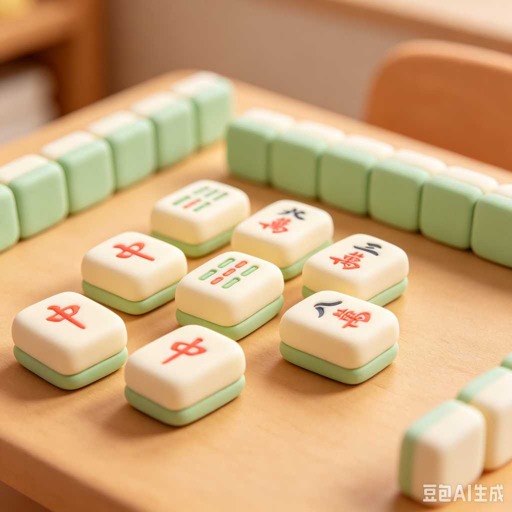 compact mahjong set with case