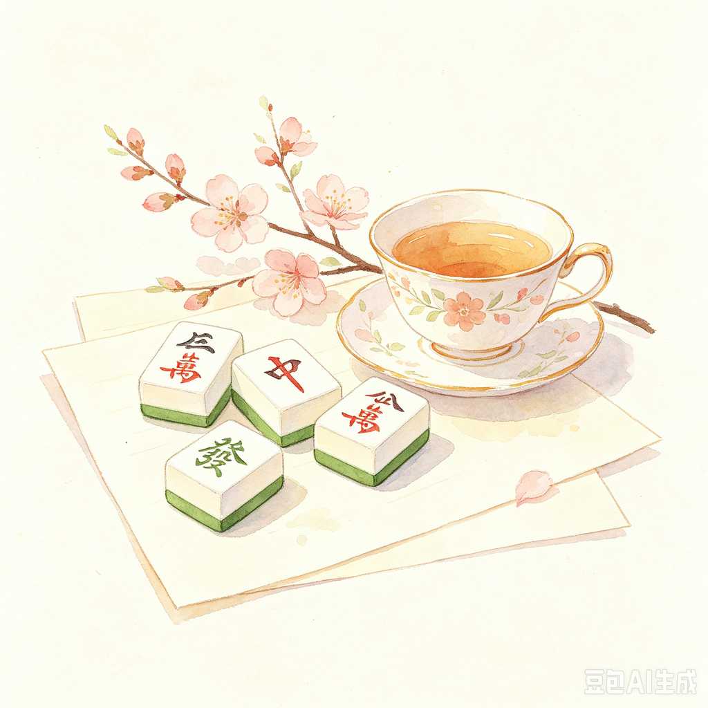 exquisite mini mahjong gift set